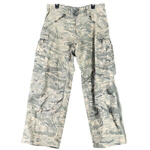 US Air Force APECS ABU Digital Tiger Stripe Camo Gore Tex Cargo Rain Pants L Men